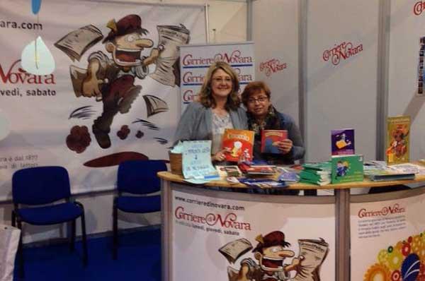 “Sorella Acqua” e “Nati per leggere Ovest Ticino” allo stand del “Corriere di Novara”