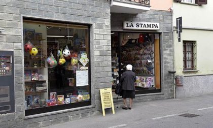 Spaccata all'edicola di Lumellogno