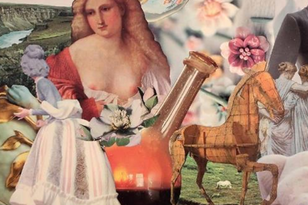 Collage in mostra, è l’arte di Marina Tappa