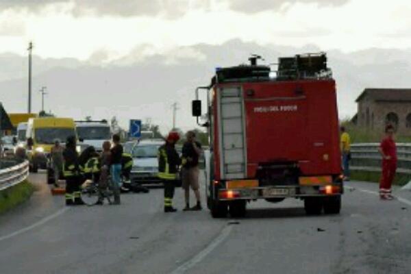 In rianimazione il motociclista coinvolto nell’incidente sulla provinciale della Valsesia