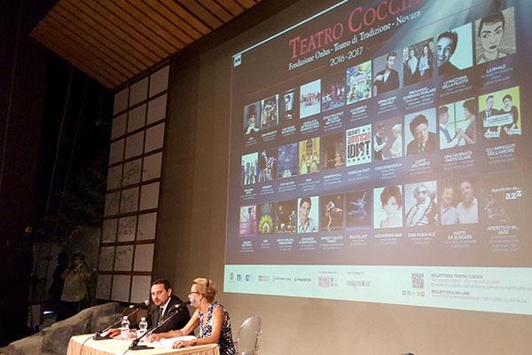 Presentata la stagione 2016/2017 del Teatro Coccia di Novara