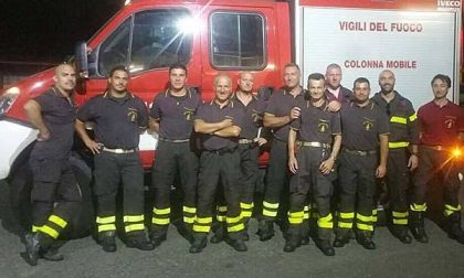 12 Vigili del fuoco di Novara partiti alla volta di Arquata del Tronto