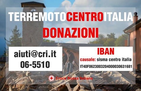Raccolta fondi pro terremotati