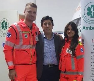 Ad Amatrice anche due volontari dell’Ambulanza del Vergante