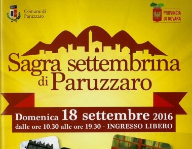 Arriva la Sagra Settembrina a Paruzzaro