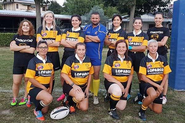 A Novara il primo torneo di rugby a sette femminile old