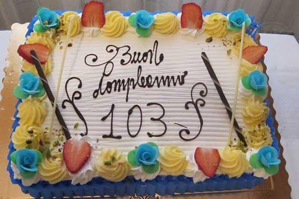 Nonna Antonietta compie 103 anni
