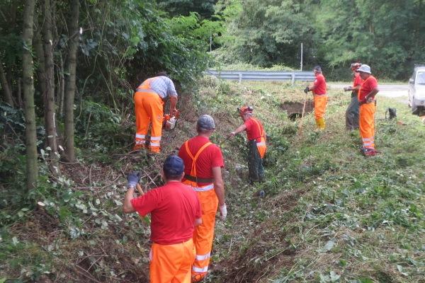 Rio Grua, ancora un intervento di pulizia