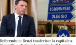 "Referendum: Renzi trasferisce la capitale a SIena e abolisce la provincia di NOvara"