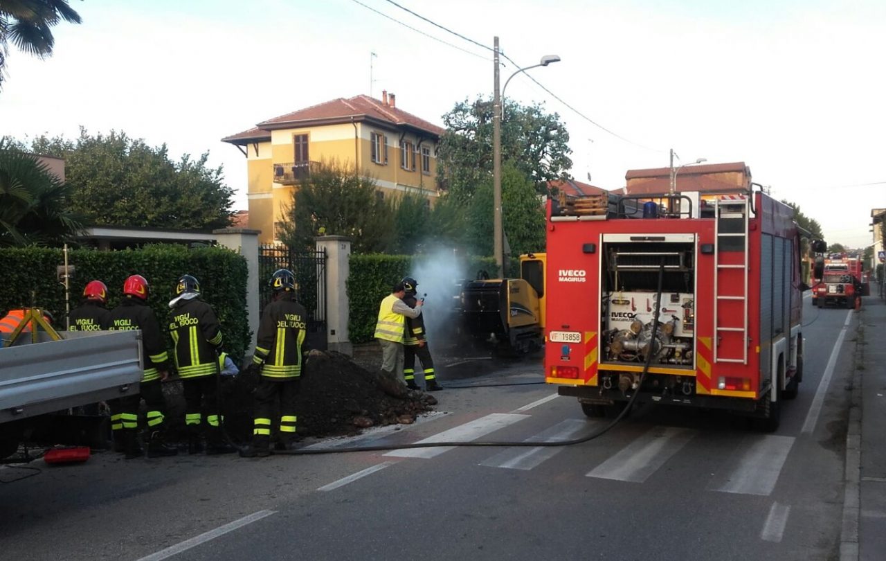Utim’ora: fuga di gas in via Maggiate a Borgomanero