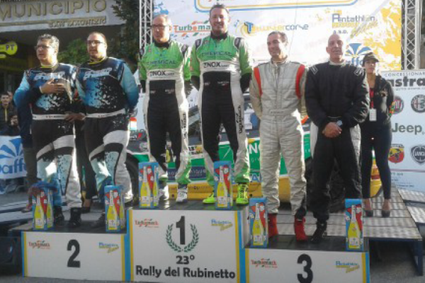 Caffoni-Minazzi concedono il bis al Rally del Rubinetto