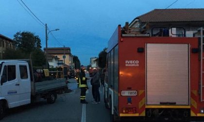 Fuga di gas in via Maggiate