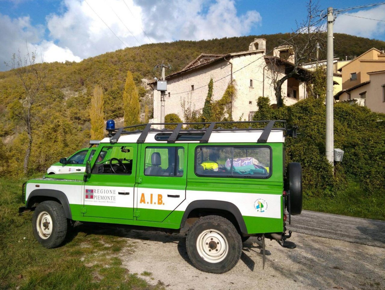 Anche l’Aib del Piemonte in Centro Italia per il terremoto