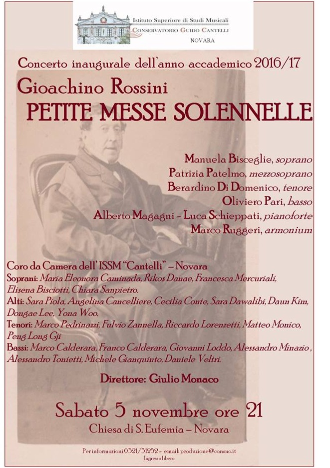 Apertura dell’anno accademico al Cantelli con un concerto