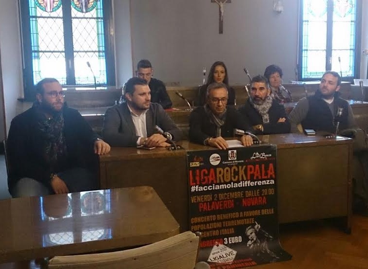 “Ligarockpala” per le popolazioni terremotate del Centro Italia