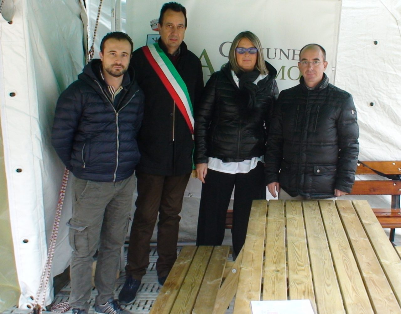 Paruzzaro: il sindaco Julita ad Accumoli per consegnare i 13 mila euro raccolti