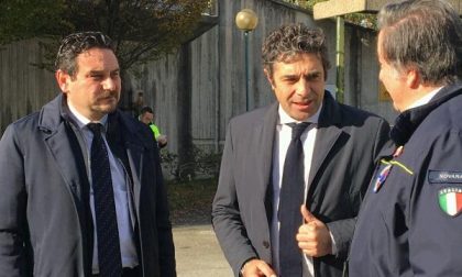 I Volontari della Protezione Civile novarese hanno creato un campo attrezzato a Norcia