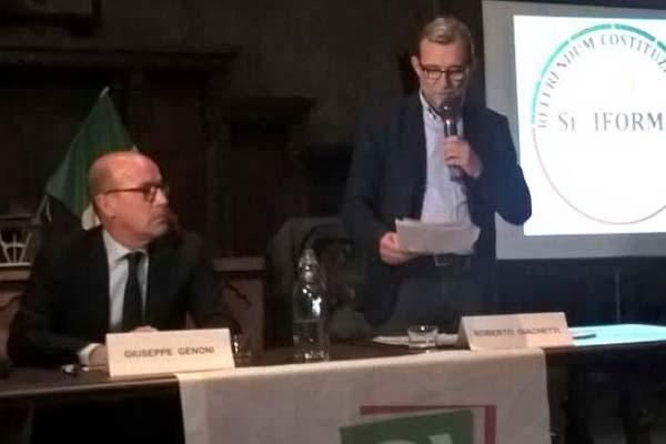 Referendum, Giachetti al Broletto: «Riforme che inseguiamo da trent’anni»