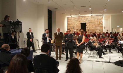 Festa di fine lavori al castello di Novara