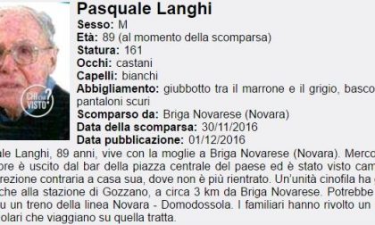 Sospese le ricerche di Lino Langhi: si teme il peggio