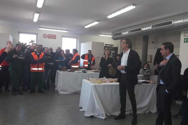 Gli auguri dell’amministrazione ai lavoratori dell’Assa