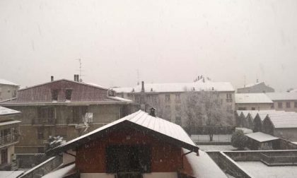 Nevica abbondantemente su tutto il Novarese