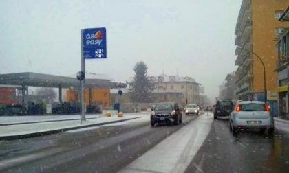 Nevicata su tutto il Novarese