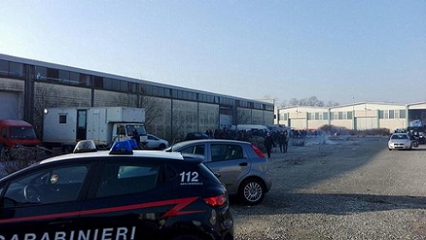 Rave party a Recetto con 400 persone