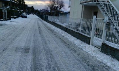 Attenzione a via Dante a Castelletto: "E' una lastra di ghiaccio"