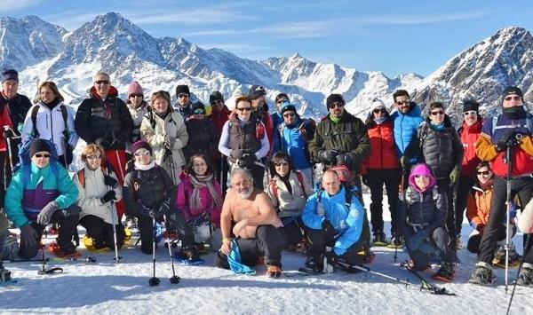 Escursione a -15 gradi e prove di autosoccorso: è l’inizio 2017 del Cai