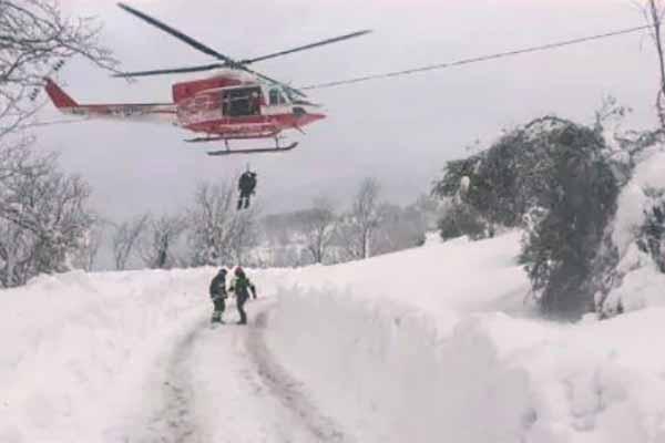 Vigile del fuoco novarese tra i soccorritori all’hotel Rigopiano in Abruzzo