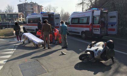 Arona: incidente in via Milano