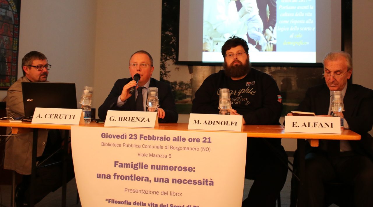 Borgomanero: l’intervento di Mario Adinolfi