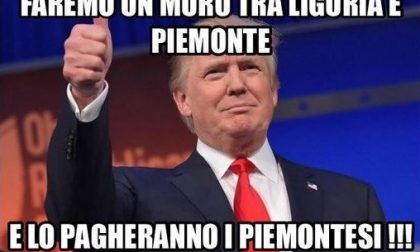 "Faremo un muro fra Liguria e Piemonte" by Donald Trump