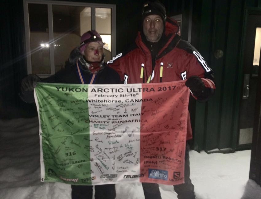 Laura Trentani ha tagliato il traguardo della Yukon Arctic