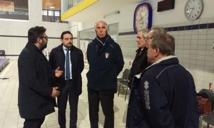 Il presidente nazionale del Coni, Malagò, a Novara