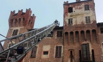 Incendio al Castello di Nibbiola