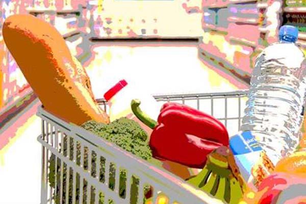 Mostra di quadri di Luca Sturolo al Vegè Market