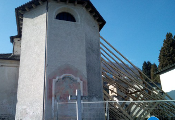 Paura per la Chiesa di San Filiberto a Pella