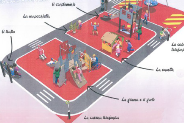 Scuola dell’Infanzia di Gozzano, nuova area giochi per bambini