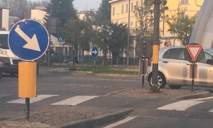 Incidente al cavalcavia di via XXV Aprile