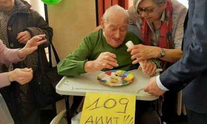 Festa per i 109 anni di nonno Lorenzo