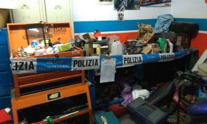 Officina abusiva scoperta dalla Polizia stradale
