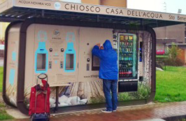 Operativa la nuova “casa dell’acqua” davanti allo stadio