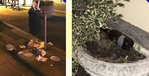 Arona: la domenica è slalom fra i resti della movida