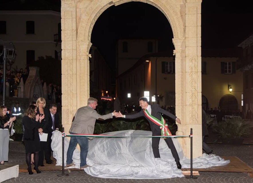 Ecco l’Arco di Palmira in piazza San Graziano