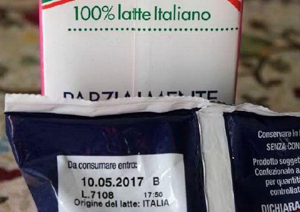 Etichettatura latte e derivati, già in regola due confezioni su tre