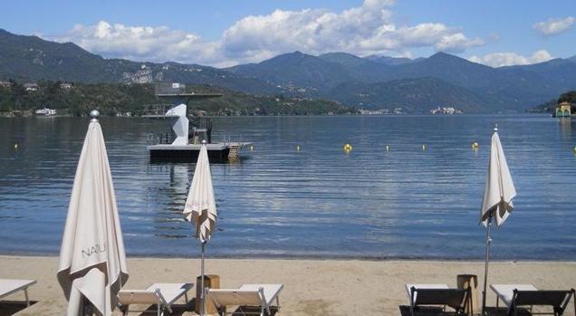 Gozzano ha ottenuto la bandiera blu per la spiaggia del Lido