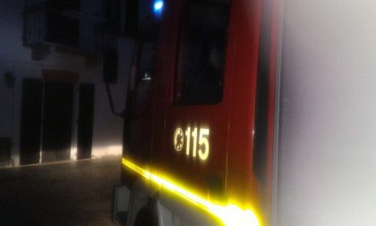 Incendio: pompieri intervengono a Cavallirio