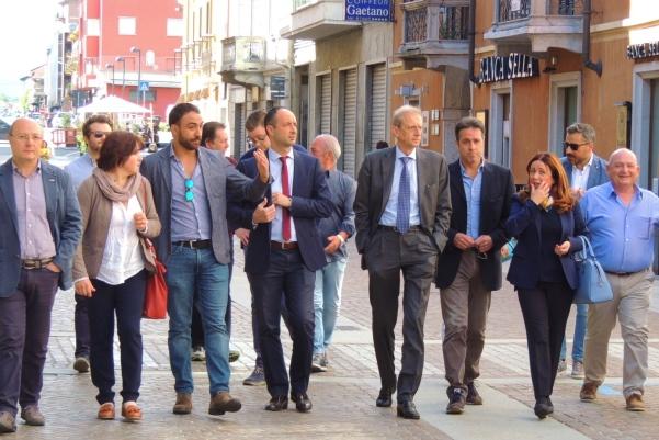 Elezioni comunali, Fassino a Borgomanero per Corrado Rossi